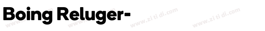 Boing Reluger字体转换